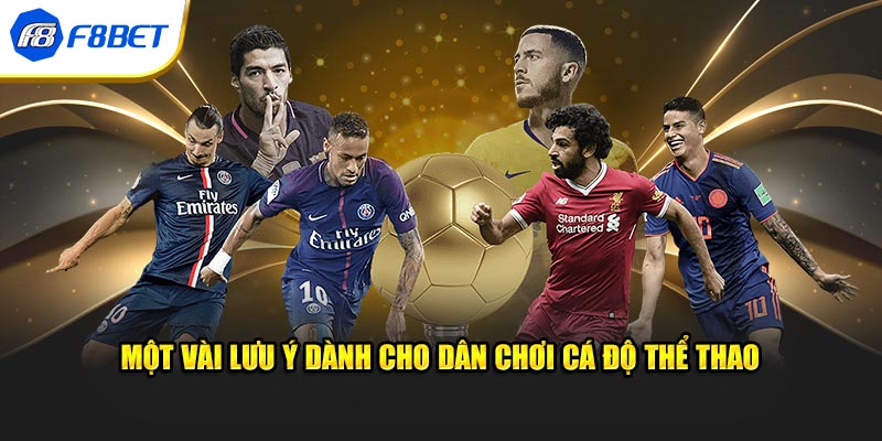 Một vài lưu ý dành cho dân chơi cá độ thể thao 